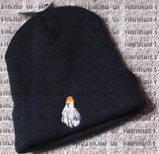 Ghost Embroidered Stocking Cap